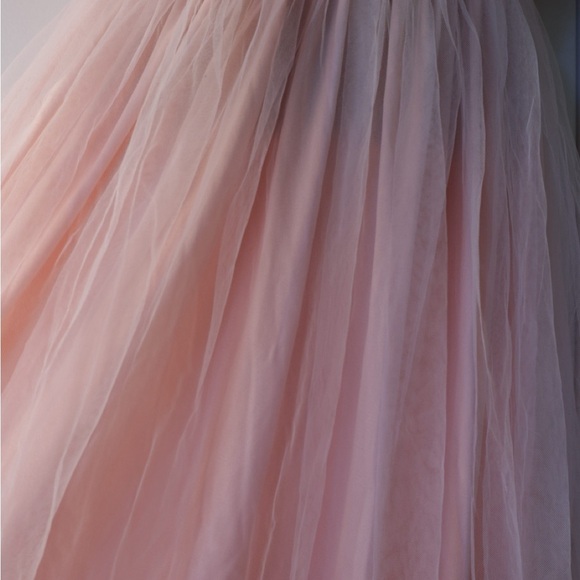 Sparkling Pink woman’s dress petal pink formal gown grad baby shower - Picture 6 of 8